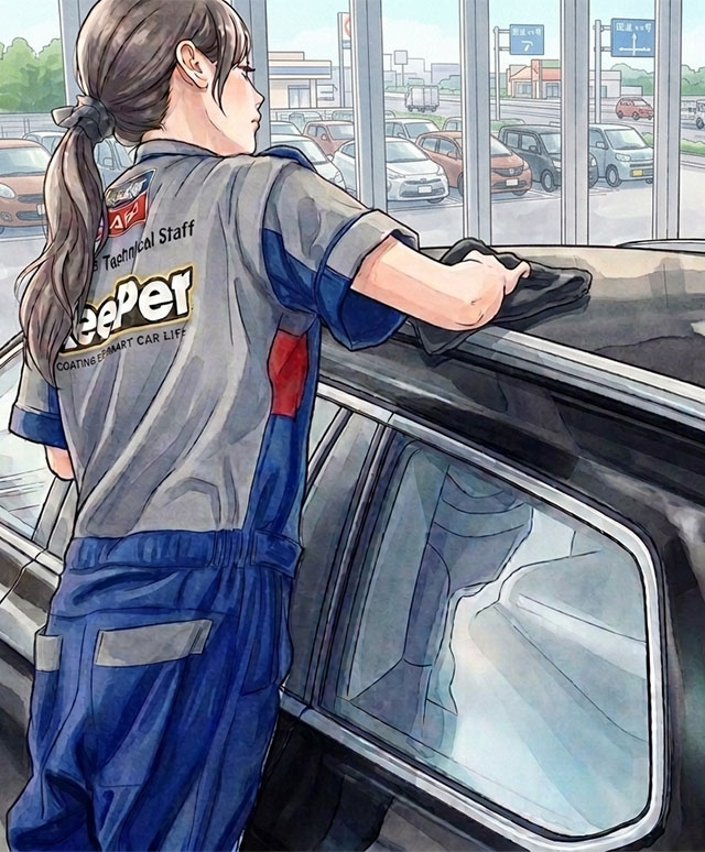 コーティングの様子